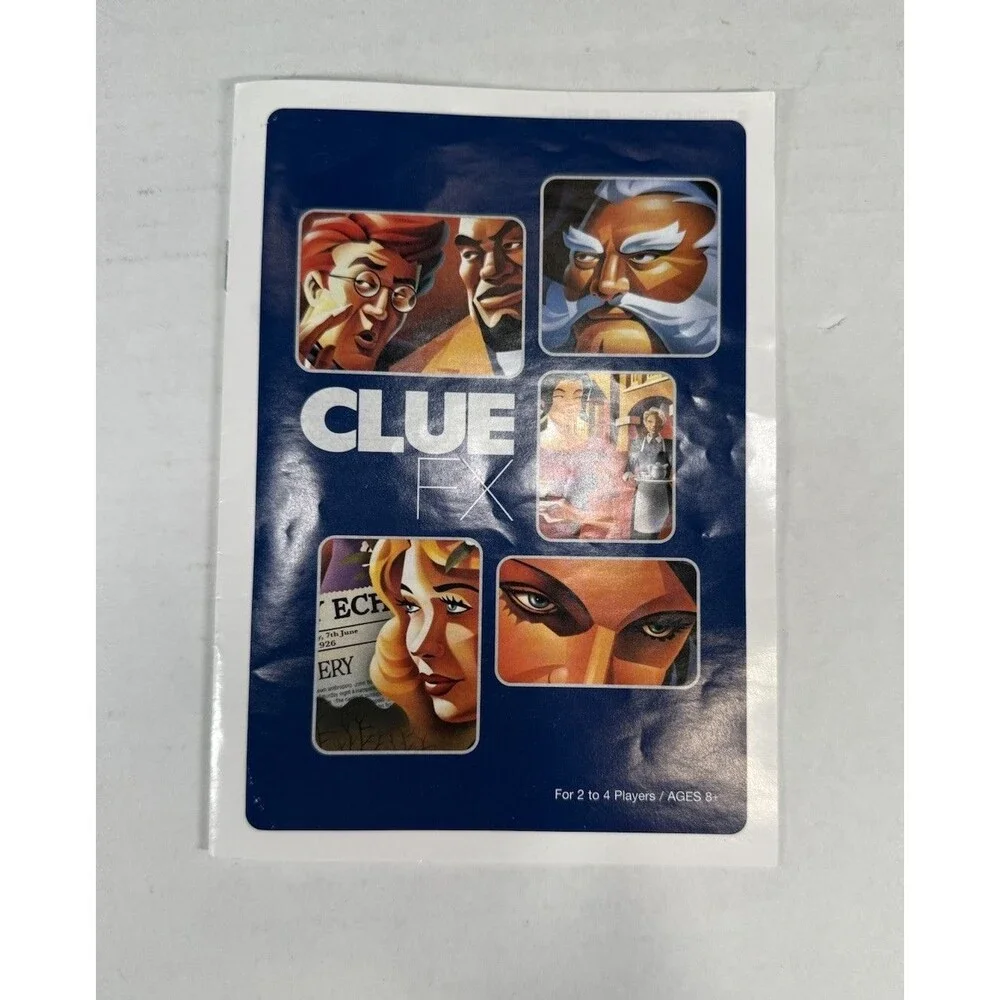 Parker Brothers Clue FX Mystery Board Game Electronic Talking Complete Game 2003